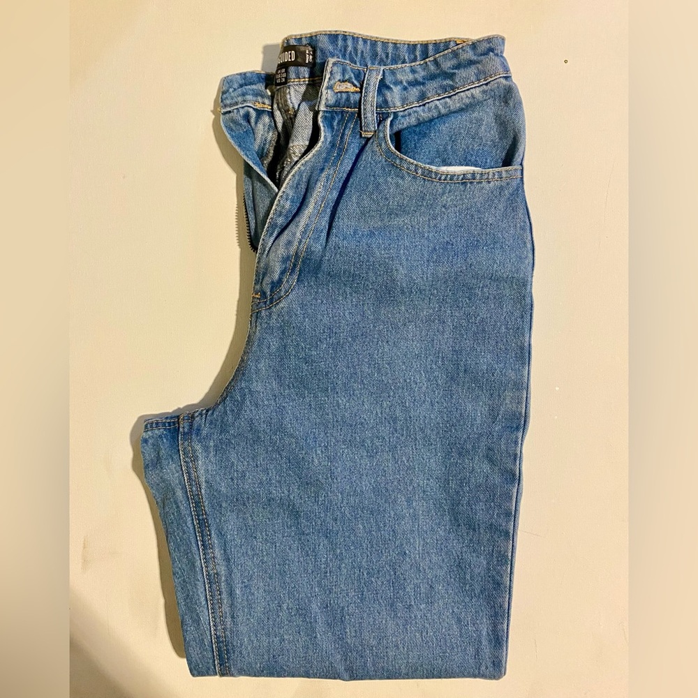 Straight leg jeans